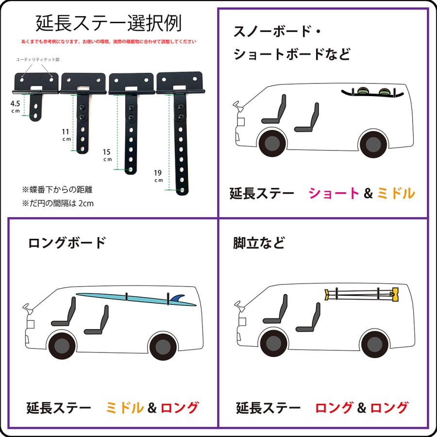 日産（NISSAN） [NKC] NV350キャラバン DX・VX 凸スライドバー2本