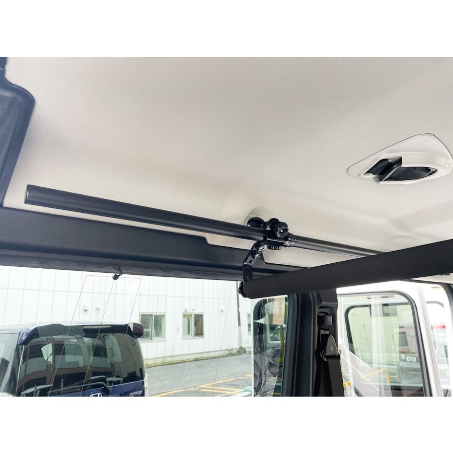 [NAMINORIKOZOU] ベンツ Gクラスサイドバー＆凸EVOスライドバー2本セット くの字延長ステー・パッド付 サーフボード スノーボード ロッド 積載 車内_10