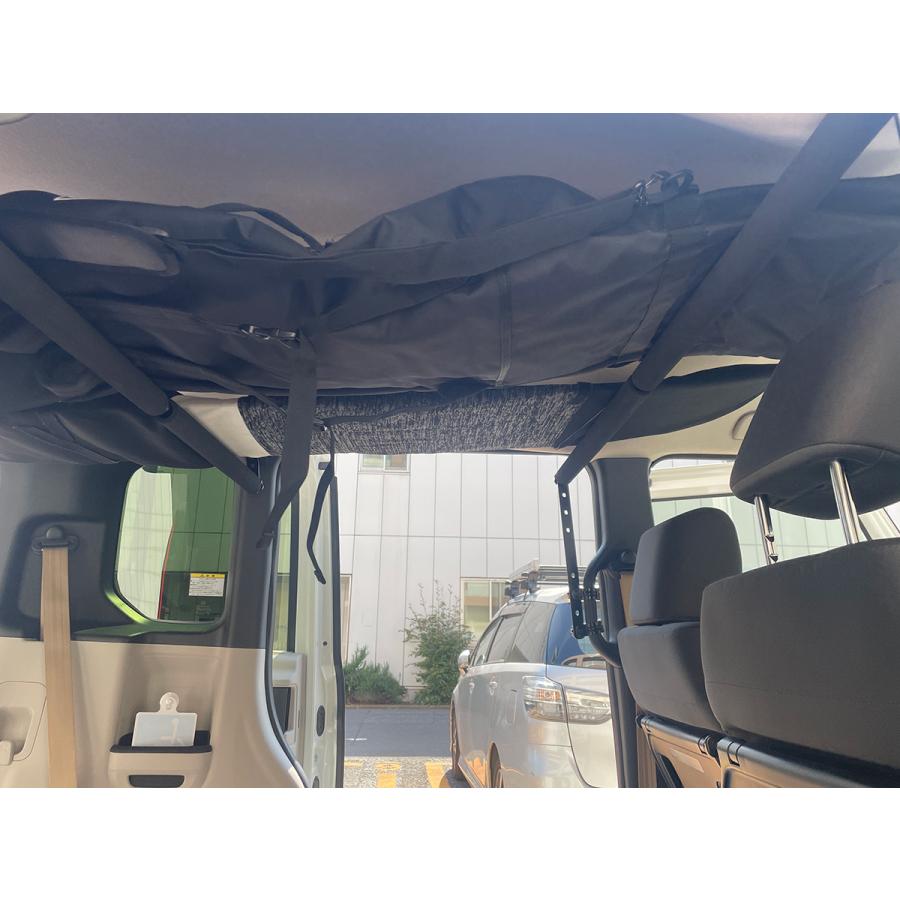 N-BOX [NKC] ekスペース DAYZ ROOX 専用車内キャリア2本セット 縦