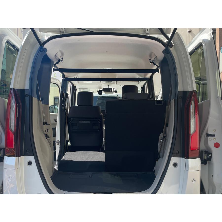 N-BOX [NKC] ekスペース DAYZ ROOX 専用車内キャリア2本セット 縦