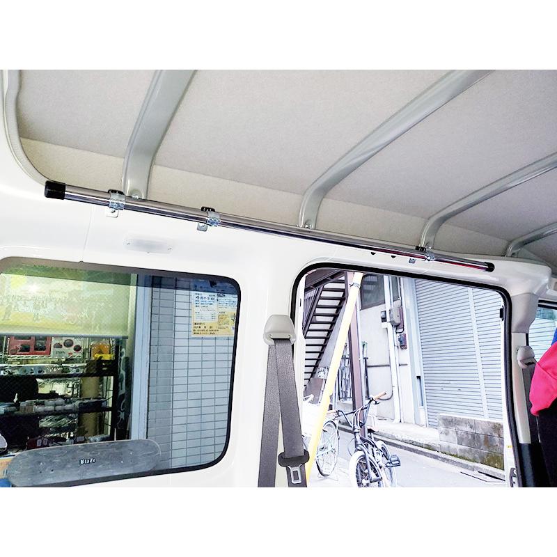 アトレー/ハイゼットカーゴ・サイドバー2本/オーバーヘッドネット✨ほぼ新品✨ Amazon | [NAMINORIKOZOU] ハイゼット アトレー (700系) 左右