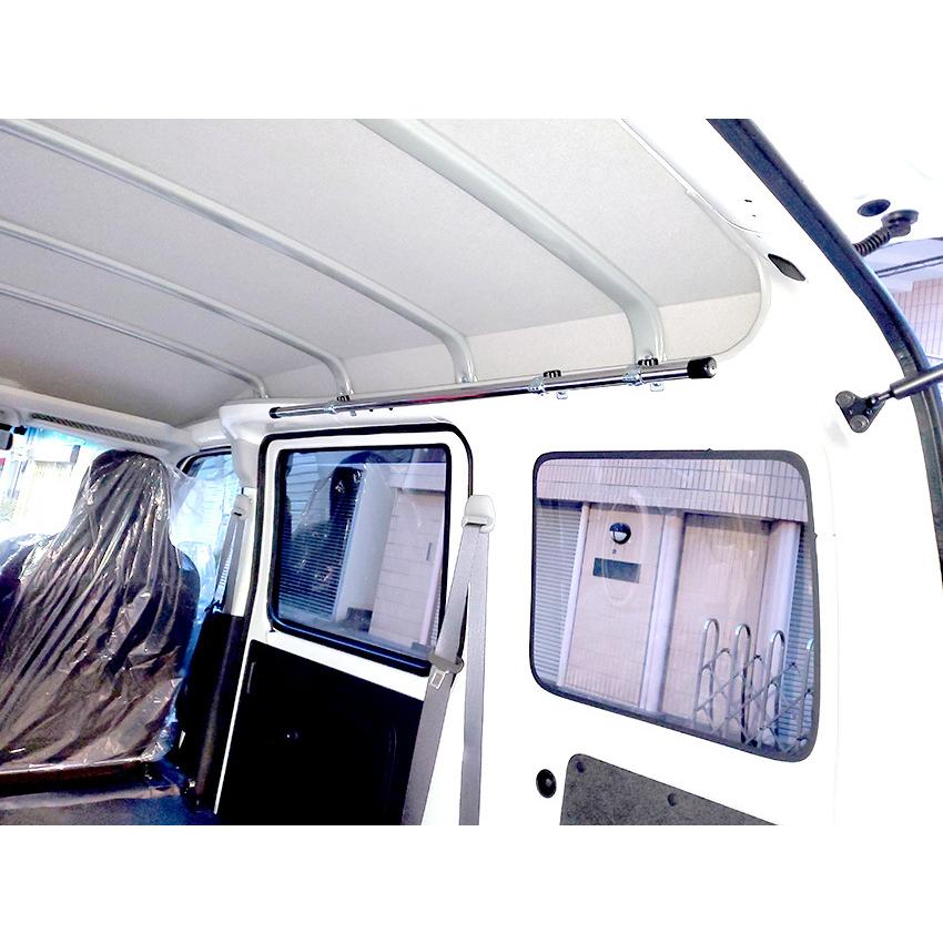 アトレー/ハイゼットカーゴ・サイドバー2本/オーバーヘッドネット✨ほぼ新品✨ アトレー/ハイゼットカーゴ・サイドバー2本/オーバーヘッド