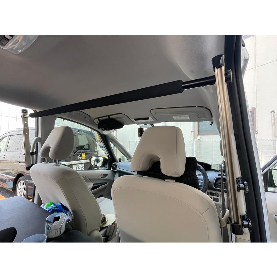NAMINORIKOZOU] ロングボード用 縦グリップ取付 車内キャリア ノア