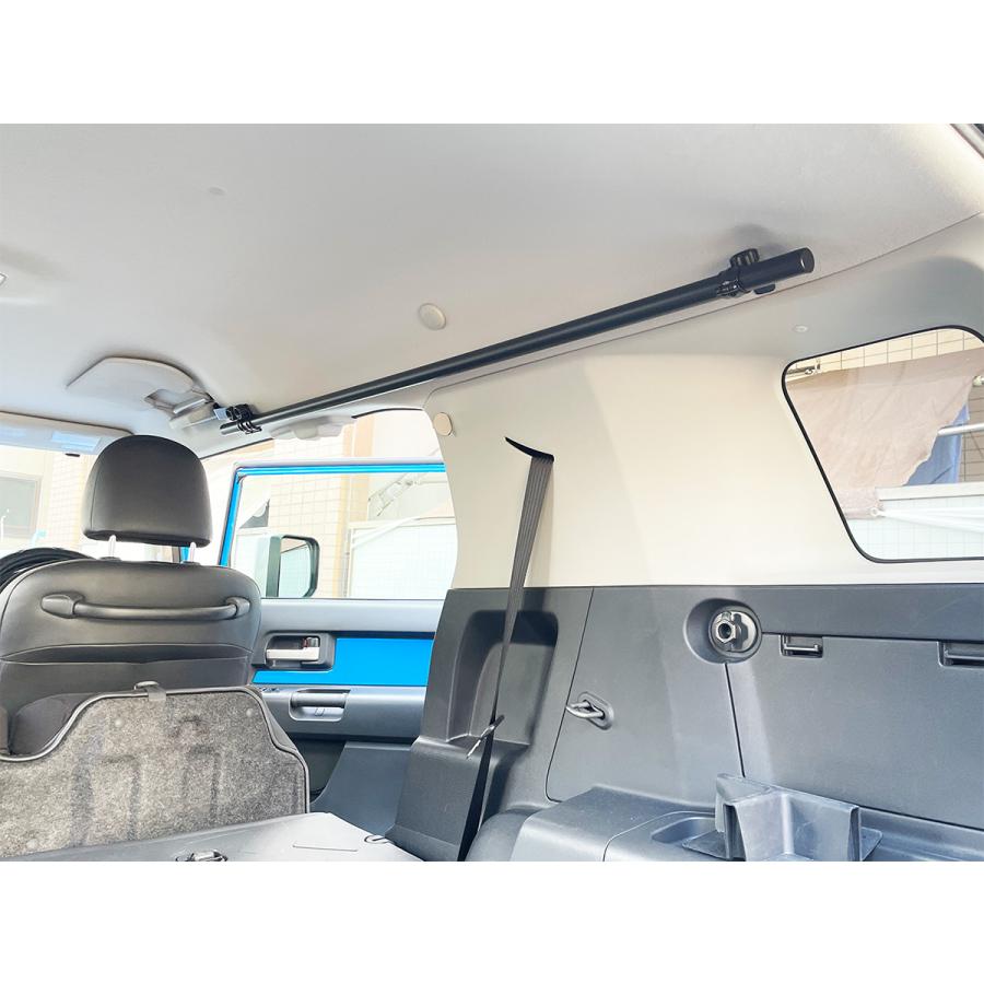 NKC］FJクルーザー専用 サイドバー 左右2本セット 車内ラック