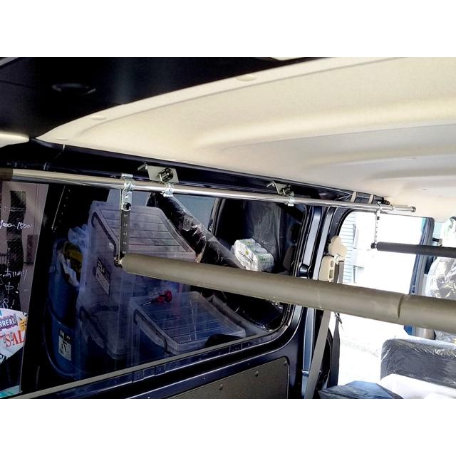 NAMINORIKOZOU NV350 キャラバンDX/VX サイドバー&スライドバー2本セット (2.2M) 車内キャリア サーフボード スキー 脚立 中積み ロッドホルダー | 日産 | 09