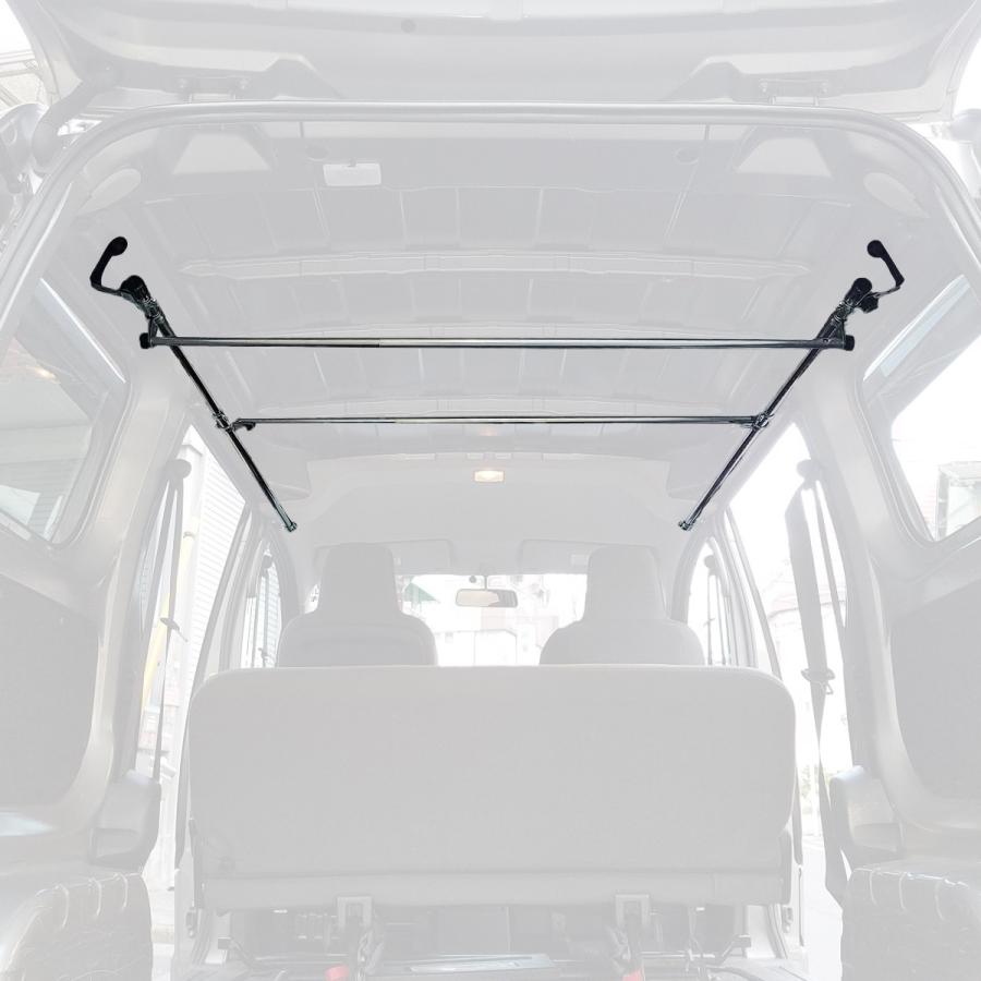 車内キャリア 日産 ｎｖ２００ ｖ バン サイドバー スライドバー 中積み サーフボード スノーボード 脚立 インテリアバー 0215 なみのりこぞうカンパニー 通販 Yahoo ショッピング
