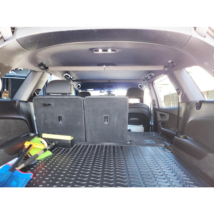 Audi アウディ Q7 専用 車内キャリア 2本セット カーゴネット Audi アウディ Q7 専用 車内キャリア 2本セット カーゴネット