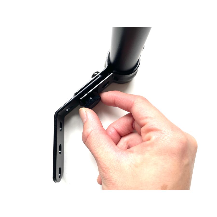 NKC] くの字延長ステー標準(2枚1セット) 幅広 手すり・サイドバー