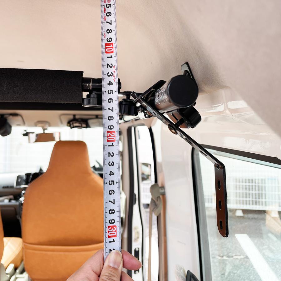 [NKC] くの字延長ステーロングEVO(2枚1セット) 幅広  固定金具式EVO専用 手すり・サイドバー サーフボード　ロングボード |  | 10