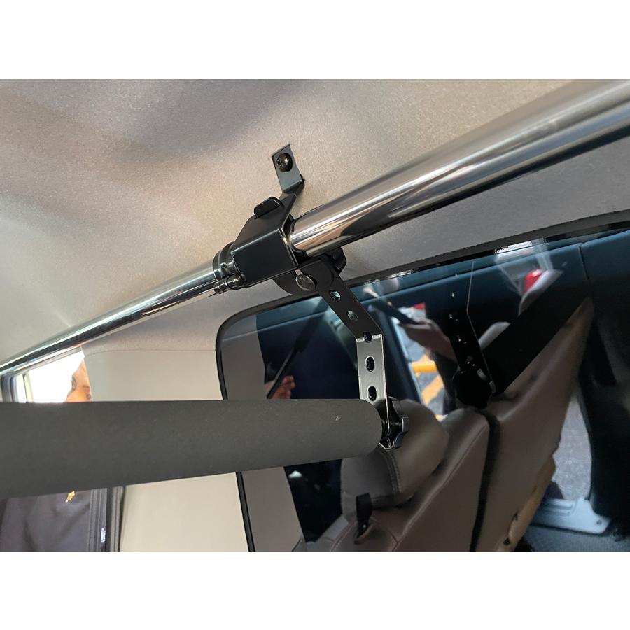 [NKC] くの字延長ステーロングEVO(2枚1セット) 幅広  固定金具式EVO専用 手すり・サイドバー サーフボード　ロングボード |  | 11