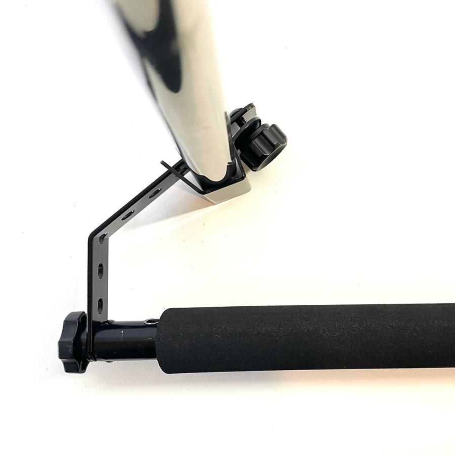 [NKC] くの字延長ステーロングEVO(2枚1セット) 幅広  固定金具式EVO専用 手すり・サイドバー サーフボード　ロングボード |  | 01