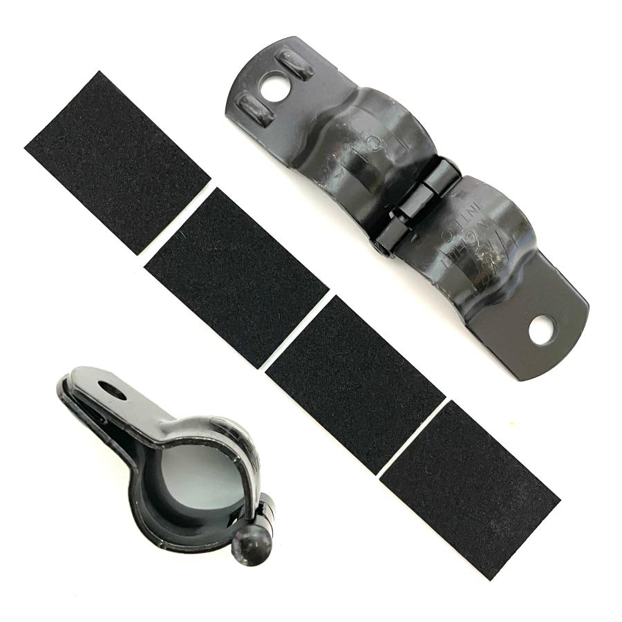 サイドバー・手すり固定金具 1穴 内径20ミリ (2個 / 1セット) ランクル