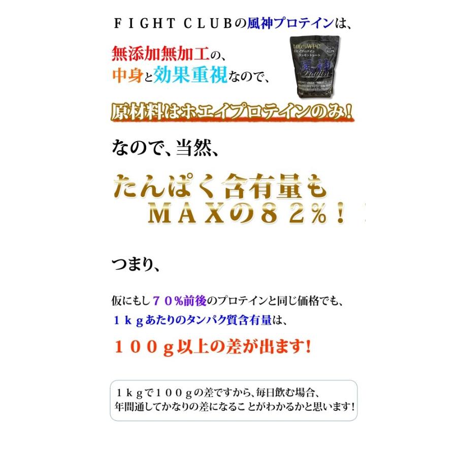 風神プロテイン 5kg 送料無料 ホエイプロテイン ファイトクラブ