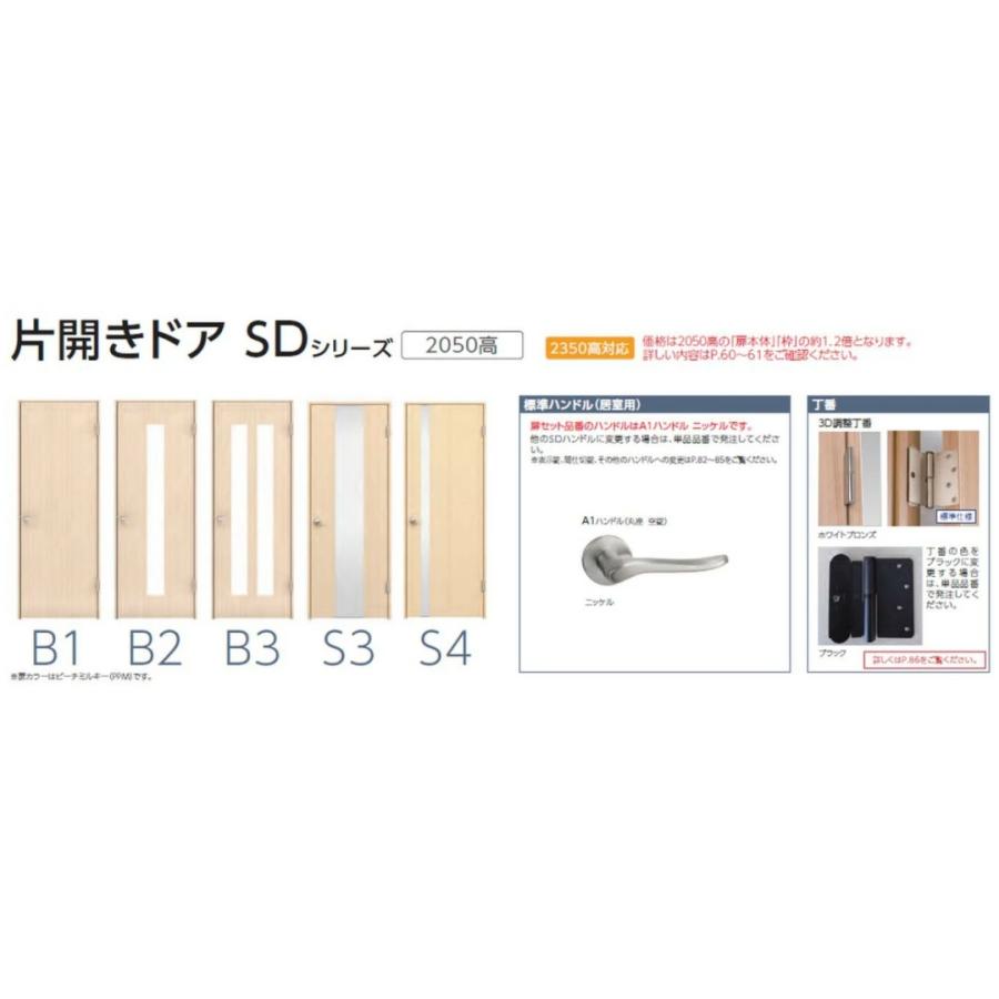 ナスラック SDシリーズ H2050 W735 W755 W778 W828 W875 室内ドア