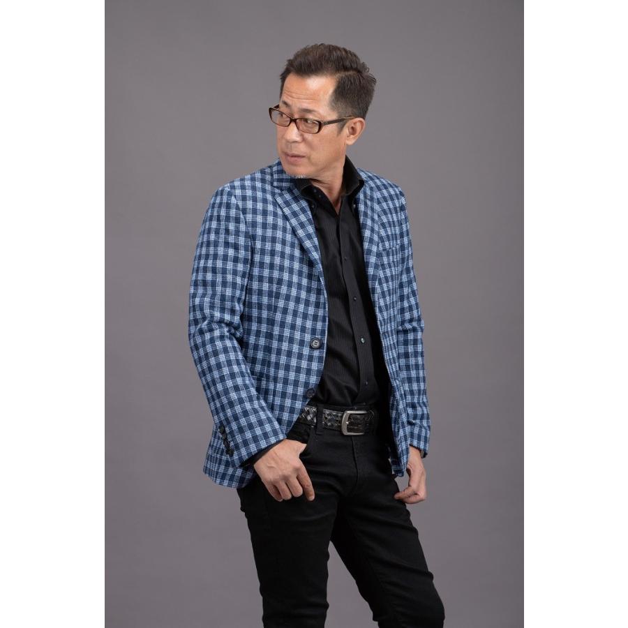 断*)様 Supreme 青・黒チェック クルーザージャケット L Supreme 青