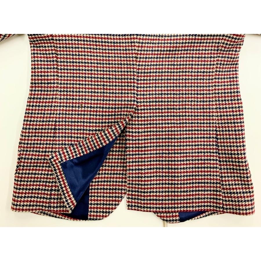 秋冬メンズシングルジャケットハウンドツゥースチェック（千鳥格子）/S