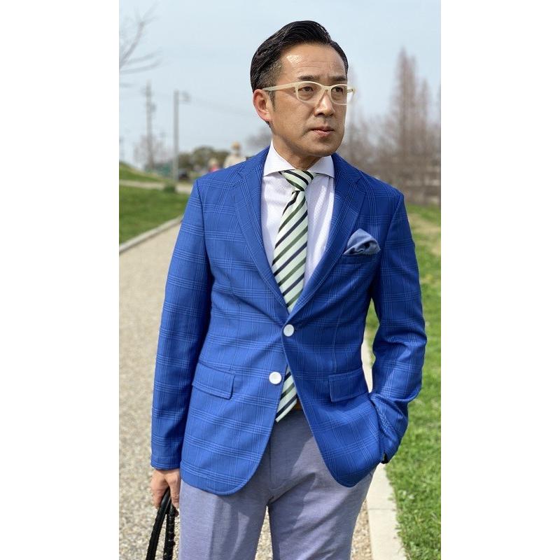 45rpm織り柄チェックのコットンジャケット 洗濯機で洗える】ツイードチェックCPOジャケット(その他のコート