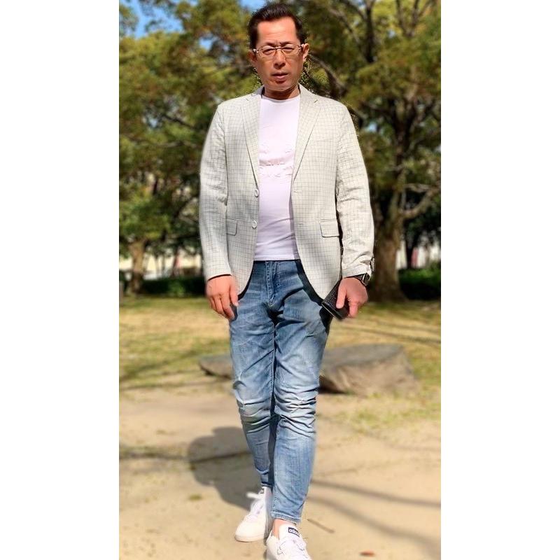 【美品】リングジャケット グレージャケット 春夏 42 ライトグレー サイズ別（春夏） | RING JACKET OUTLET