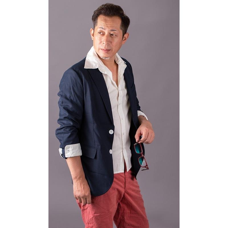 新色追加 メンズ春夏シングルジャケット ネイビー無地 プライスダウン30 Off Sunrisefinserve Com