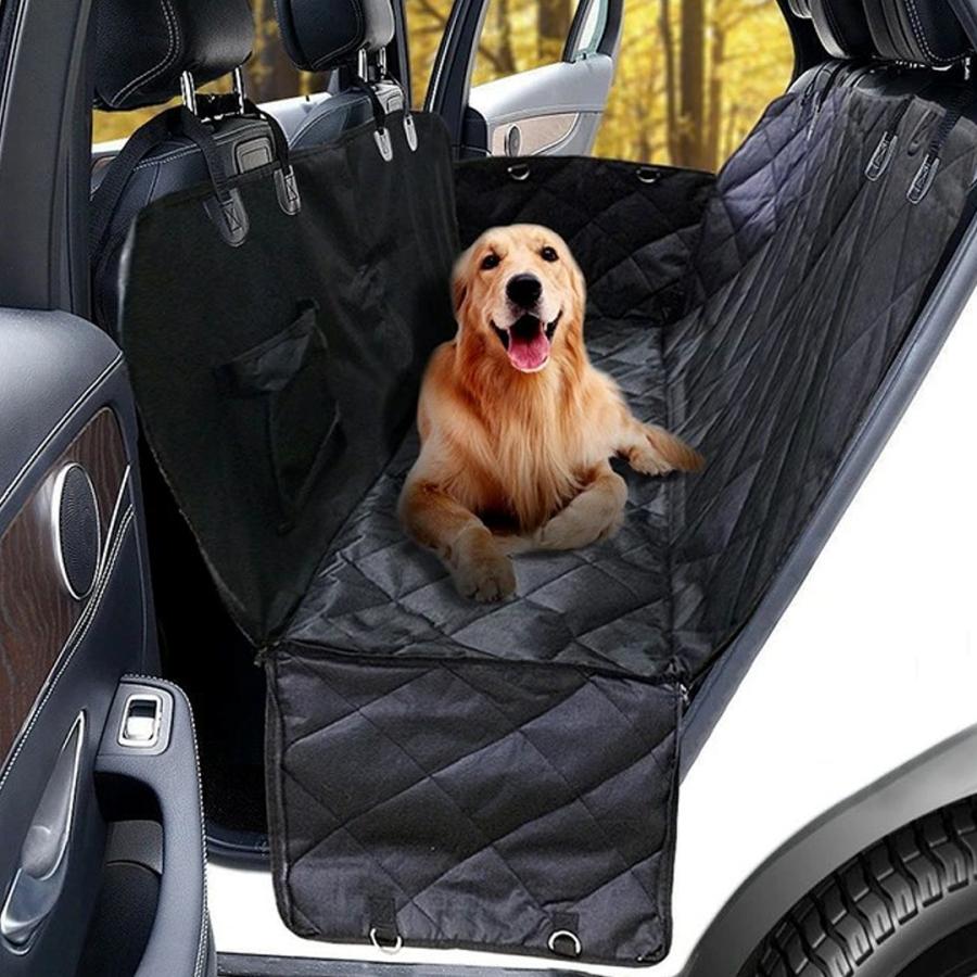 犬用カーシートカバー 後部座席用 犬用カーハンモック滑り止め後部座席