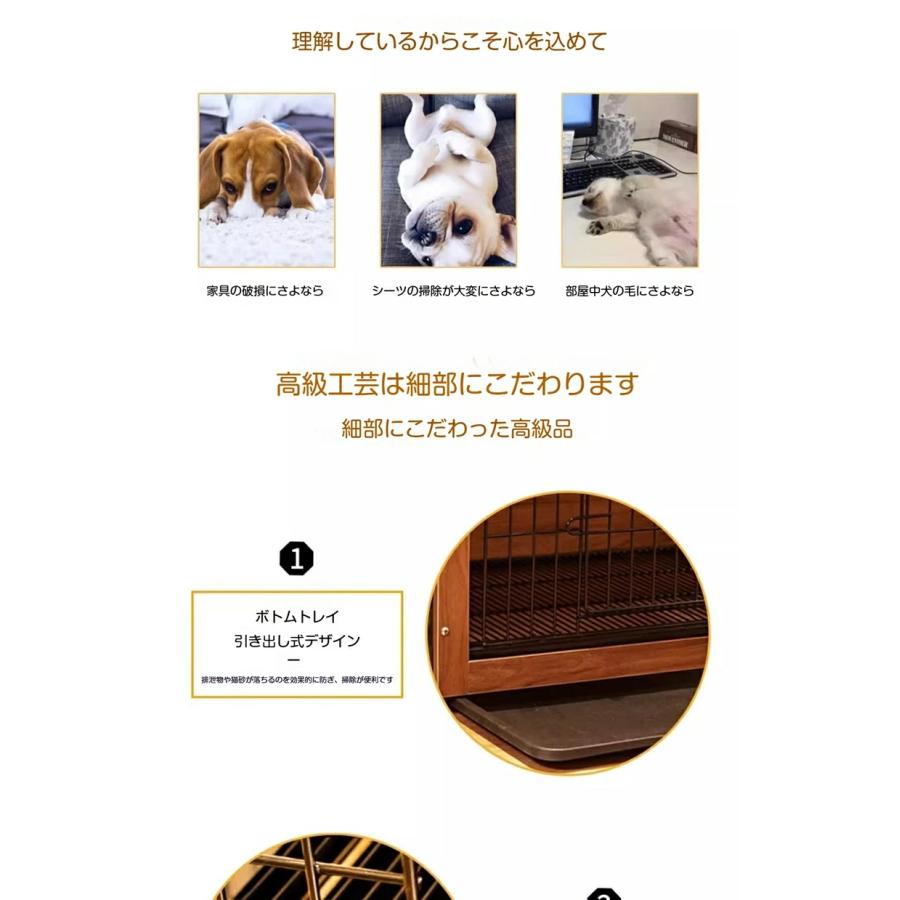 犬ケージ ペットサークル キャスター付き キャスターなし いぬケージ