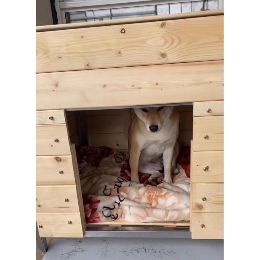 犬舎 犬小屋 猫小屋 ペットハウス 片屋根木製犬舎 室外 野外 木製 屋外
