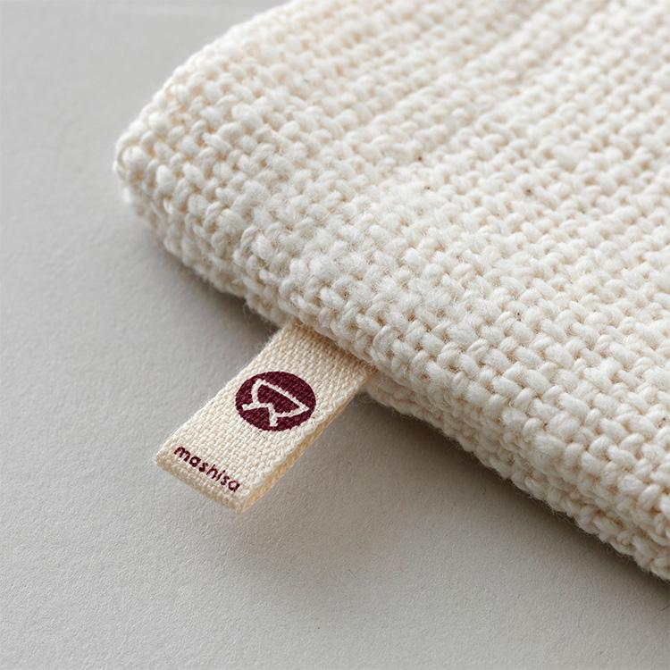 益久染織研究所　ガラ紡のボディミトン　≪メール便対応≫ |  | 02