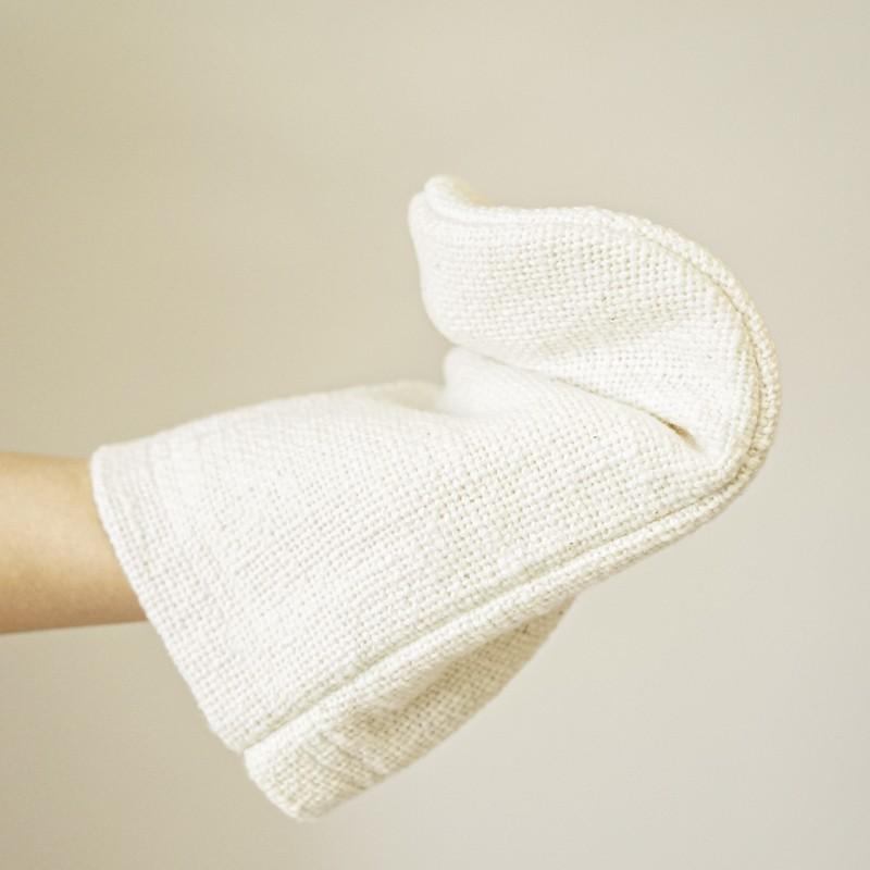 益久染織研究所　ガラ紡のボディミトン　≪メール便対応≫ |  | 04