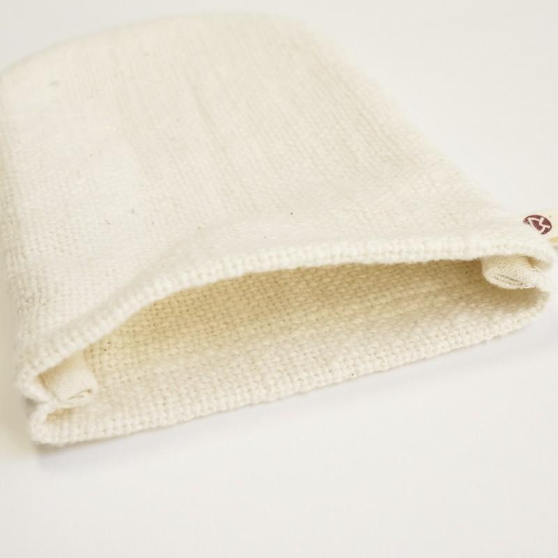 益久染織研究所　ガラ紡のボディミトン　≪メール便対応≫ |  | 06