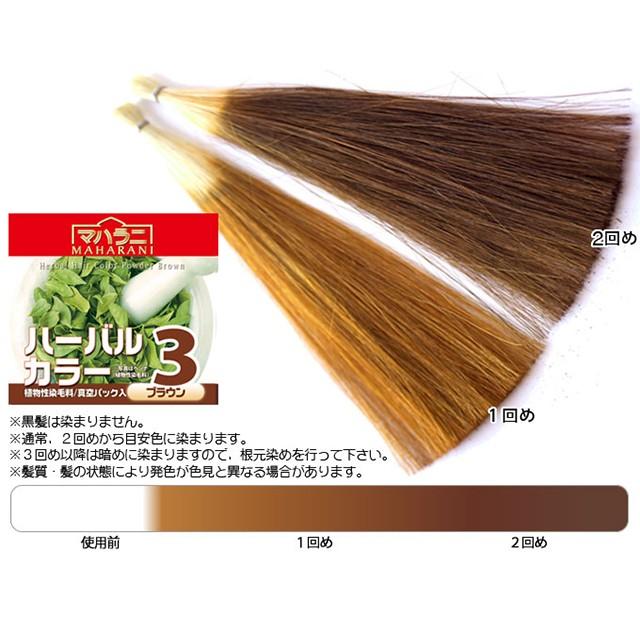 マハラニ ハーバルカラー３（ブラウン） 100g≪3袋まで日本国内メール便対応≫ | MAHARANI | 01
