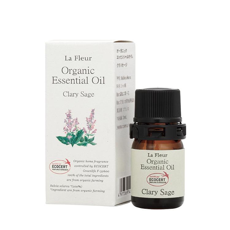 ラ・フルール　クラリセージ 　オーガニックエッセンシャルオイル 　2ml　≪メール便対応≫ | La fleur