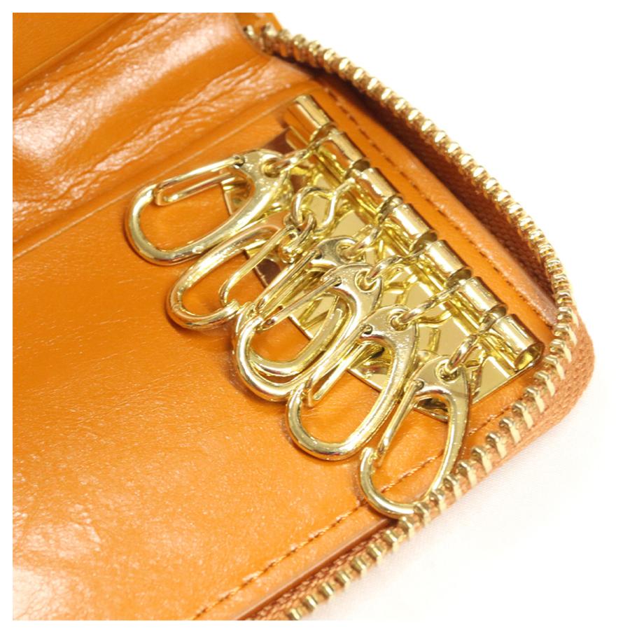 キーケース 【 名入れ 無料】 スマートキー オイルレザー メンズ レディース 本革 ファスナー プレゼント 記念日 ギフト 送別  誕生日 内祝い クリスマス | ブランド登録なし | 14