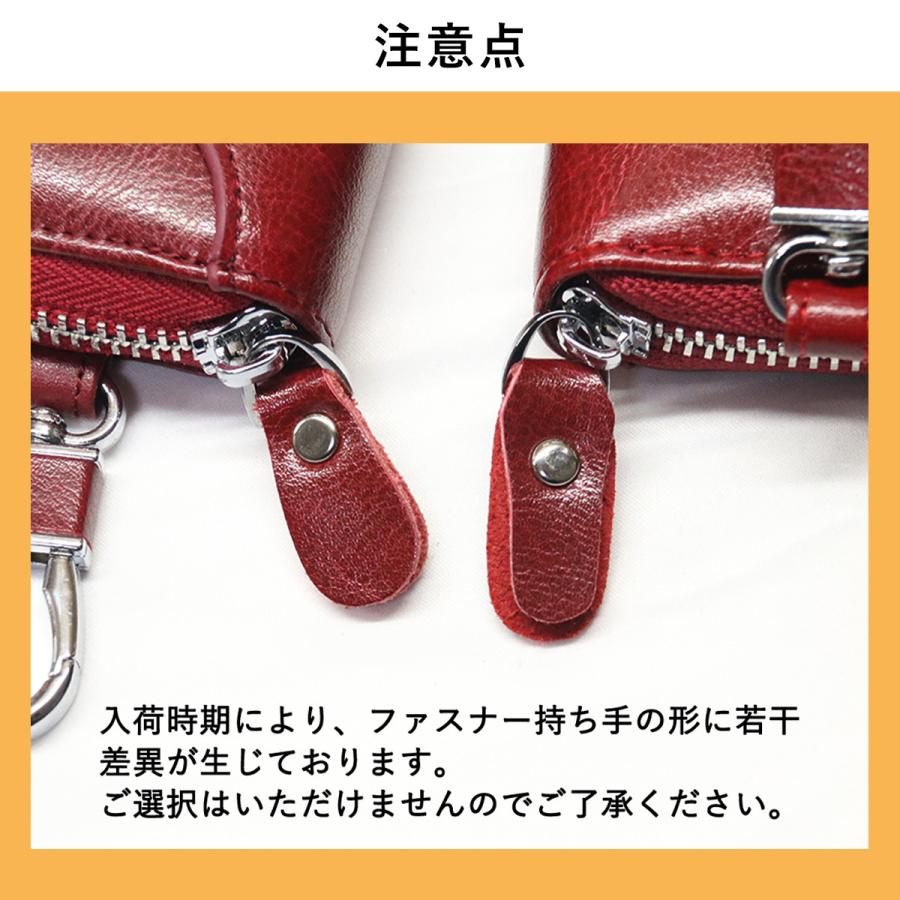 キーケース 【 名入れ 無料】 スマートキーケース メンズ レディース ファスナー 外側ポケット 革 プレゼント 名入れ ギフト 誕生日 送別 内祝い | ブランド登録なし | 16