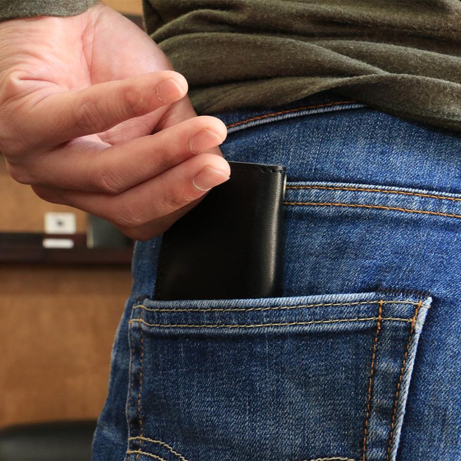 キーケース 【 名入れ 無料】 メンズ 栃木レザー 三つ折り小銭入れ付 レザー 本革 革婚式 ギフト 誕生日 プレゼント 還暦 お祝い 記念日 就職祝い クリスマス | ブランド登録なし | 11