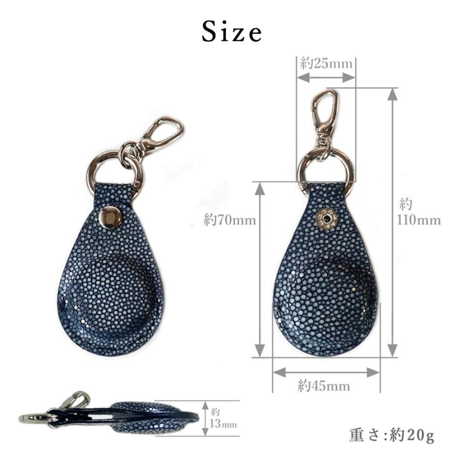 AirTagキーホルダー【送料無料】エイ革 スティングレイ 本革 Air Tag エアタグケース メンズ レディース プレゼント 誕生日 記念日 就職祝 内祝い クリスマス | ブランド登録なし | 11