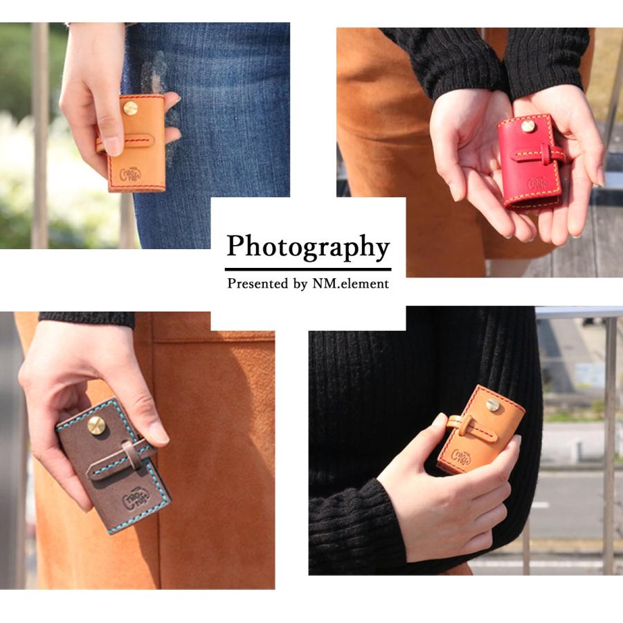 キーケース 【 名入れ 対応】naoCraft 小型キーケース MINIBO 本革 レザー オーダーメイド 映え 革婚式 誕生日 記念日 送別 可愛い 就職祝 内祝い クリスマス | ブランド登録なし | 04