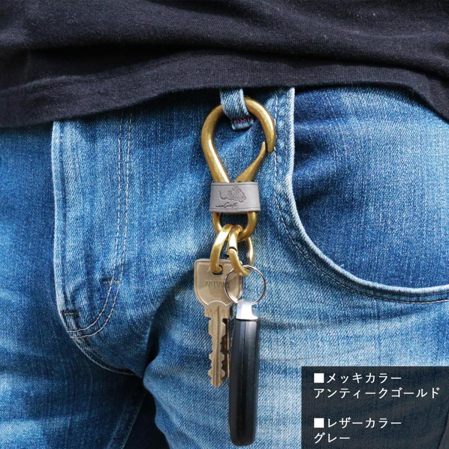 キーホルダー 本革 CARANI naoCraft アンティーク調 レザー オーダーメイド 名入れ対応 日本製 革婚式 ギフト 誕生日 記念日 送別 就職祝い 内祝い | ブランド登録なし | 25