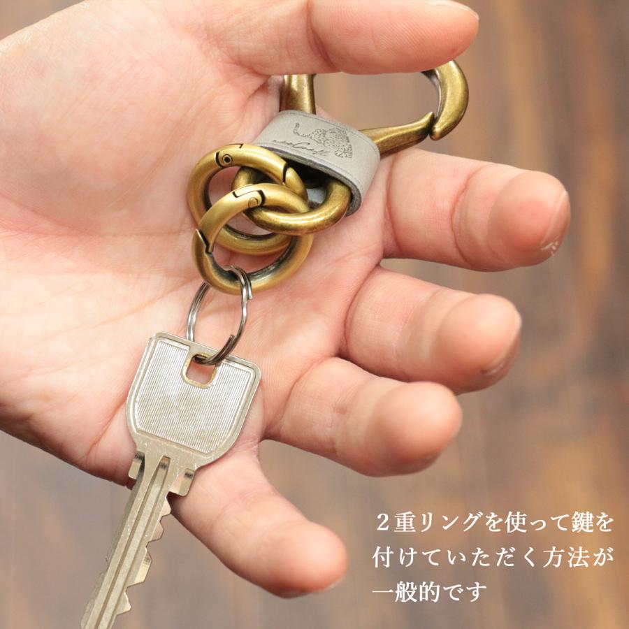 キーホルダー 本革 CARANI naoCraft アンティーク調 レザー オーダーメイド 名入れ対応 日本製 革婚式 ギフト 誕生日 記念日 送別 就職祝い 内祝い | ブランド登録なし | 21