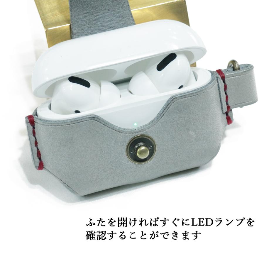 AirpodsPro専用レザーケース【210通り以上の色からオーダーメイド】名入れ対応 naoCraft 本革 レザー ギフト 革 プレゼント 誕生日 就職祝 内祝い クリスマス | ブランド登録なし | 21