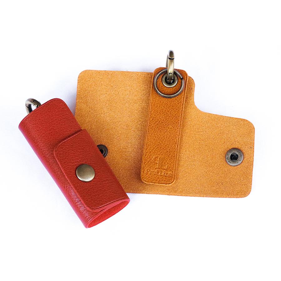 キーケース【 名入れ 対応】 ProfLine 小型 ミニ キーケース レザー 本革 小さい メンズ レディース  誕生日 記念日 送別 就職祝 結婚祝い 内祝い クリスマス | ブランド登録なし | 17