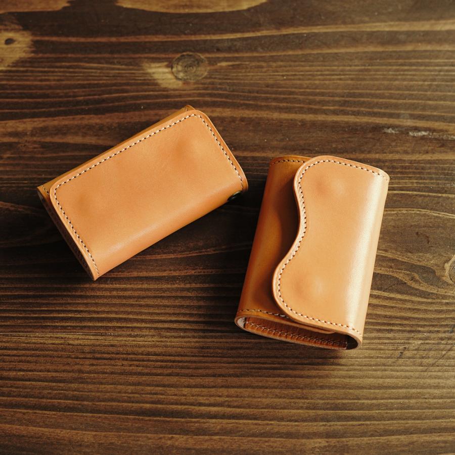 キーケース 【 名入れ 無料 】 栃木レザー 5連 名入れギフト 本革 カード入れ付き 三つ折り 牛革 レディース メンズ 誕生日 プレゼント 就職 内祝 クリスマス | ブランド登録なし | 08