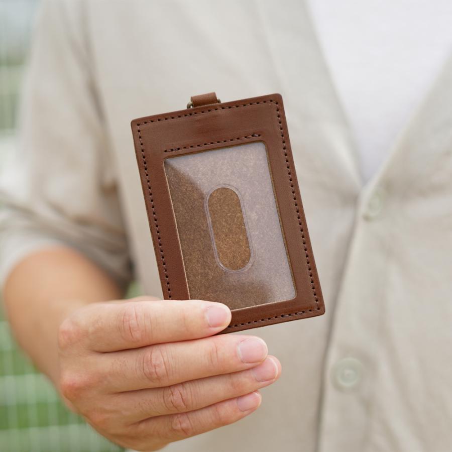 パスケース 【 名入れ 無料】 栃木レザー ProfLine 牛革 おしゃれ  IDケース 定期入れ 革 日本製  誕生日 プレゼント ギフト 就職祝 記念品 内祝い クリスマス | ブランド登録なし | 11