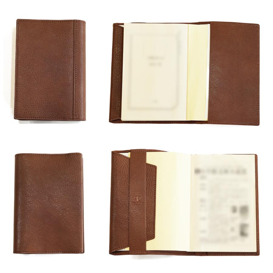 フールナイト　クリアファイル　レザーブックカバー　当選品 ブックカバー 名入れ ProfLine 姫路レザー 本革 文庫本 A6 日本製