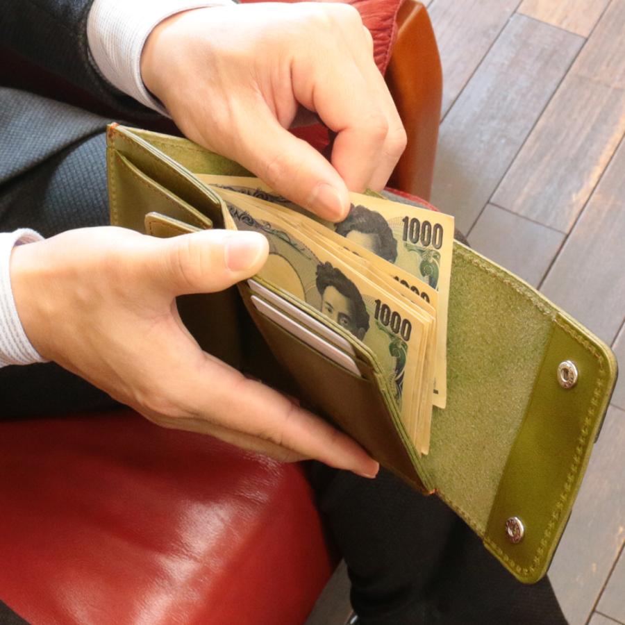 三つ折りミニウォレット ProfLine 栃木レザー 財布 本革 日本製 メンズ 男性 誕生日 プレゼント ミニ財布 革財布 ギフト 記念日 小さい 還暦 内祝 クリスマス | ブランド登録なし | 17