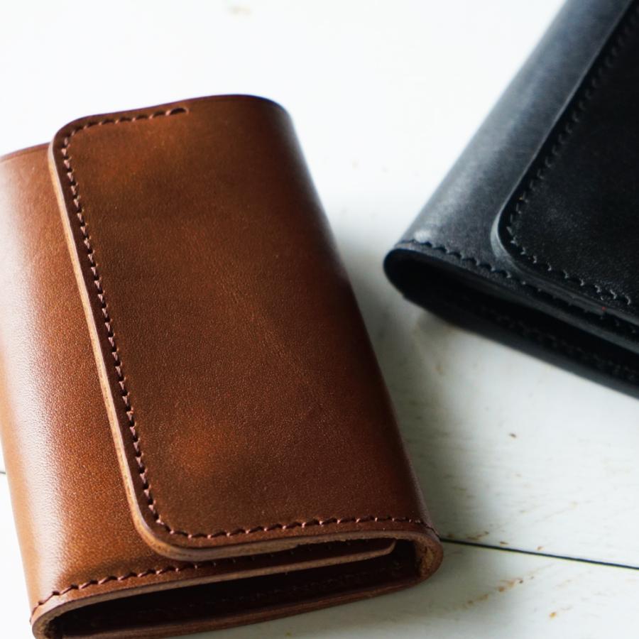 ミニ財布 EMWallet 栃木レザー 革 コンパクト 小型 ProfLine 小銭入れ付き ユニセックス 日本製 牛革 本革 ギフト 就職祝い 新生活 革婚式 内祝い | ブランド登録なし | 20