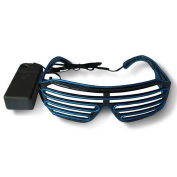 ☆国内発送☆ 光るメガネ 眼鏡 パーティサングラス LED 青色 ブルー