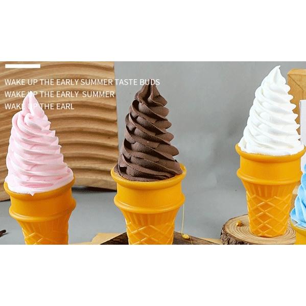 ☆本物そっくり☆ 食品サンプル 実物大 ソフトクリーム アイス