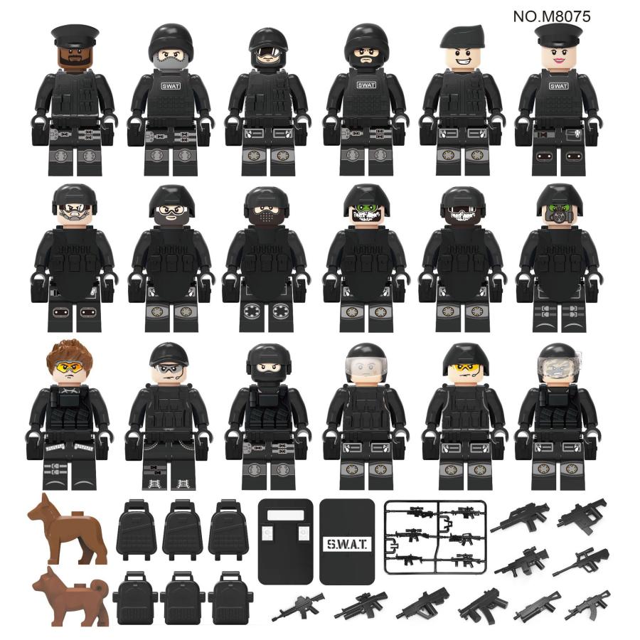 特殊部隊セット 楽天市場】AFM SWAT シリーズ ミニフィギュア 12体セット A