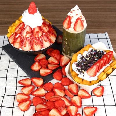 ☆本物そっくり☆ 10個セット 食品サンプル 苺 いちご 業務用 フルーツ