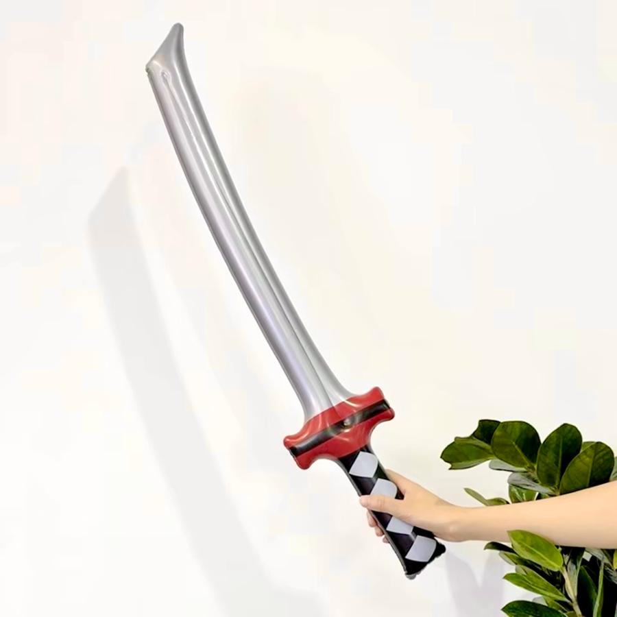 ☆4本セット☆ 日本刀 おもちゃ バルーン 風船 刀 剣 武器 75cm